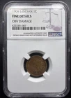1909 S Indian Head Cent IHC 1c San Fransisco Mint RARE KEY DATE NGC Fine Details