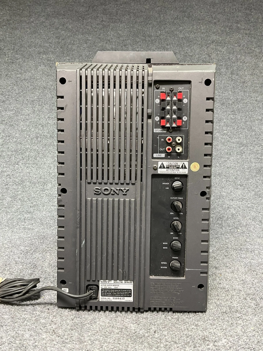 Sony SA-W505 Powered 🎶 130W Active Home Audio Super Subwoofer