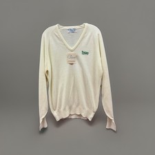 NOS DEADSTOCK Vtg Pickering Tropicana Pure Premium V Neck Sweater Made In USA