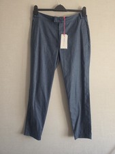 See by Chloé blue wool blend tailored trousers size 14