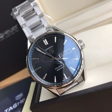 New   TAG Heuer Carrera Caliber 5 WAR201A.BA0723 Black Dial Automatic 41mm Men s