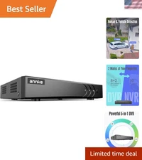 H.265+ 10-Channel Security DVR for Remote Monitoring with AI Detection Features