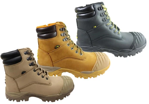 Diadora Mens Craze Zip Comfortable Composite Toe Cap Work Boots - Leather
