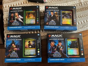 doctor who mtg commander deck Doctor Who Commander Decks