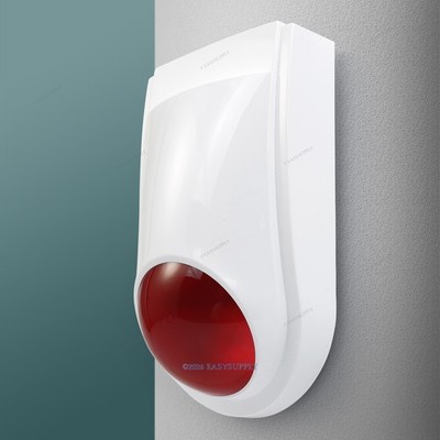 Wireless Flash Siren Outdoor&indoor Red Led Light 110dB For HOMSECUR GSM Alarm 