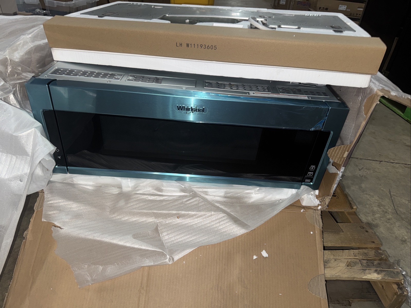 Whirlpool Low Profile Short Over Range Microwave  WML55011HS