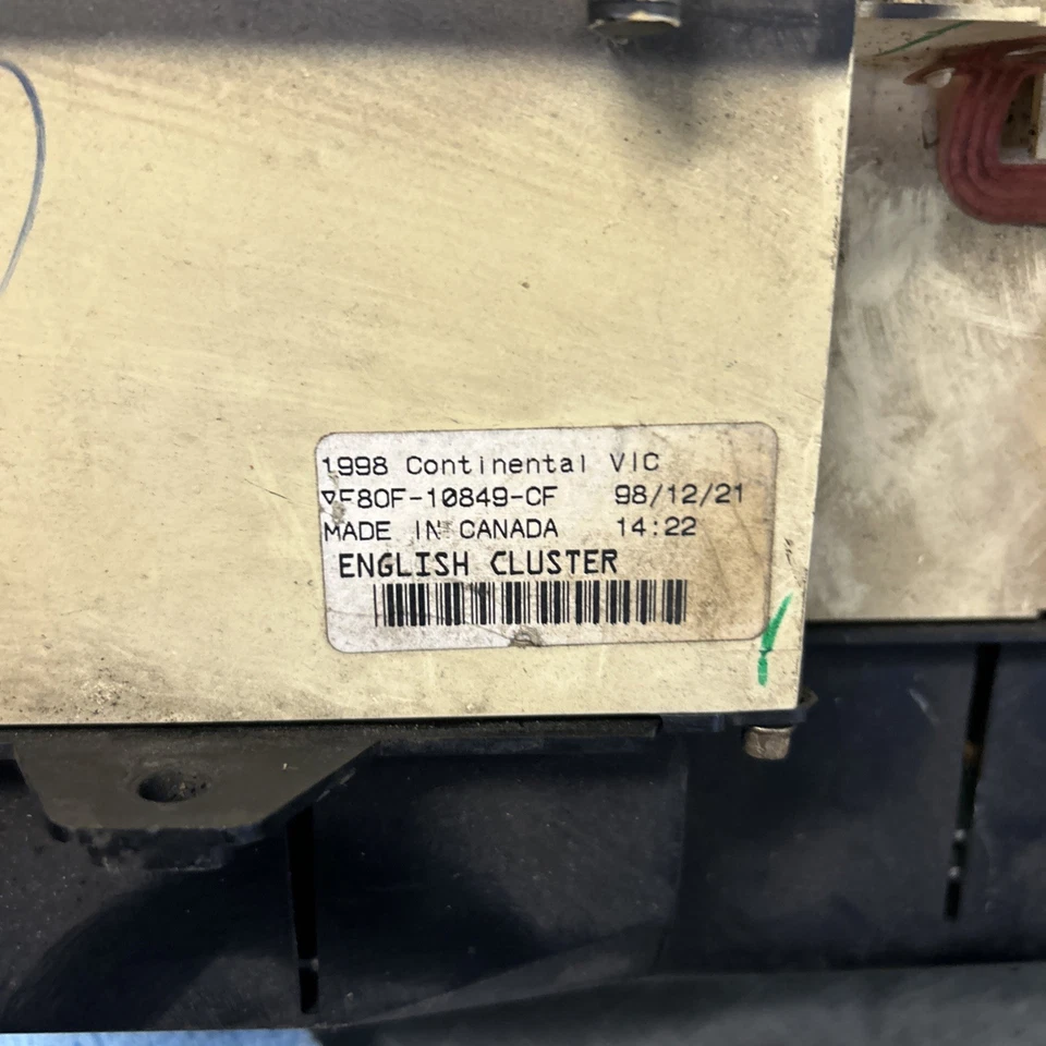 Painel de instrumentos continental Lincoln 1999-2000  - Imagem 4 de 4