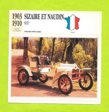 Fiche Edito Service - Sizaire et Naudin - 8HP