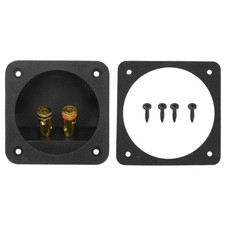 2.68 Inch Speaker Box Terminals Cup, 2-Way ABS Subwoofer Plug Connectors