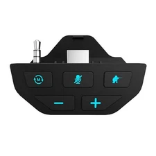 Black ABS Gamepad Stereo Headset Adapter Converter For Xbox One Controller