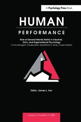 Role of General Mental Ability in industrial, Work, and Organ... - 9781138475663