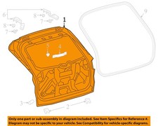 FORD OEM 20-22 Escape Lift Gate Gate Hardware-Lift Gate LJ6Z7840010A