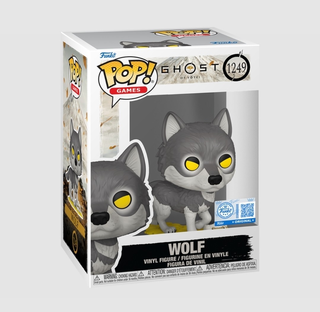 Games Ghost of Yōtei Funko Pop Wolf Exclusive # 1249 +Protector PreSale