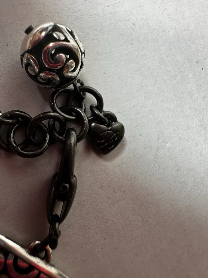 Brighton Chain Double Strand Gray Simulated Pearl Beaded up to 8 in - Image 2 of 4