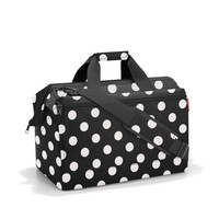 Reisenthel Allrounder L Pocket 32L Dots White MK7073 Schwarz Reisetasche