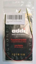 One Pair of addi Lace Circular Knitting Needle Size 3 Sock Rockets Extra Sharp