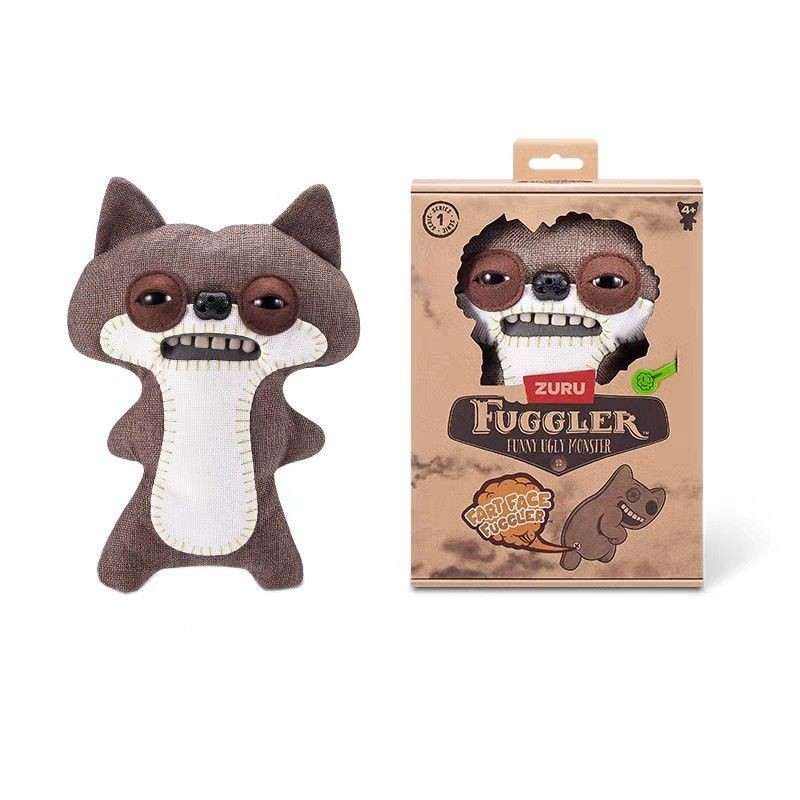 Zuru Series 1 Fart Face Fuggler Suspicious Fox 9Inch Plush Toy for