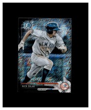 2017 Bowman Chrome Mini Prospects Black Shimmer Refractor BCP77 Nick Solak /100