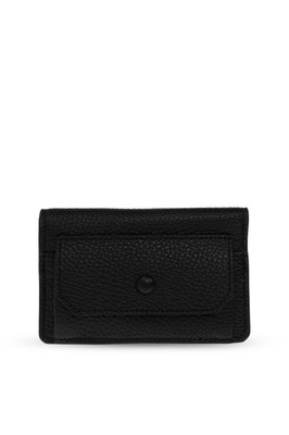 BRIONI Black Leather Card Holder New & Authentic