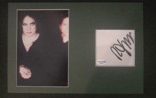 ROBERT SMITH  signed Original Autogramm A4 In Person Passepartout  THE CURE ACOA