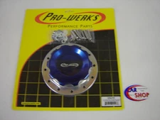 Pro Werks Aluminum Fill Cap Fuel Cell Blue C3-717 4 1/4 MADE IN THE USA
