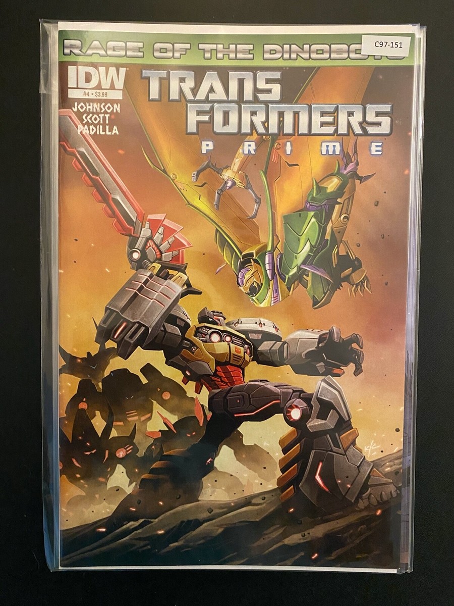 Transformers Prime 4 Grimlock High Grade IDW Comic Book CL97-151