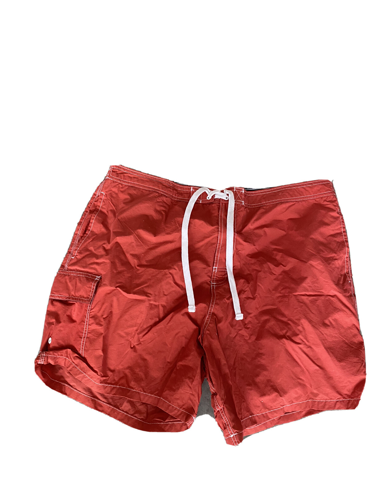 Islander Red Mens Swim Trunks Bottoms Swimwear Size XL Gem