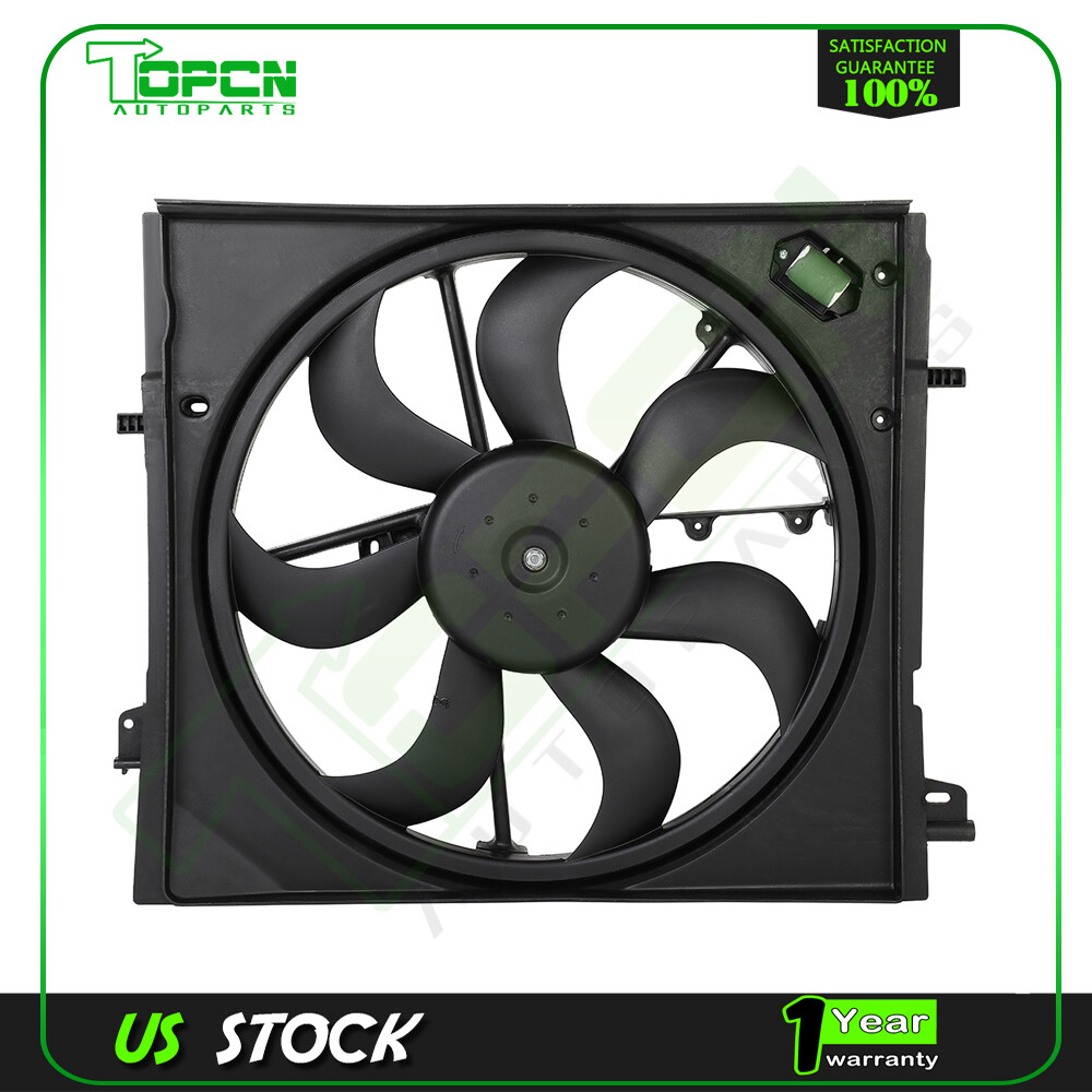 Radiator Cooling Fan Assembly For 2017-2021 2022 Nissan Rogue