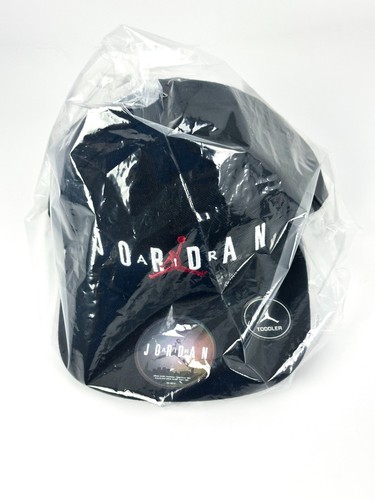 Jordan Boys Nike Air Jordan Jumpman Kids Toddler Black 6-Panel Snapback Cap Hat - Picture 13 of 17