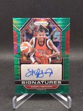 2023 Panini Prizm WNBA Sheryl Swoopes Green Pulsar Prizm Auto 23/25 Comets