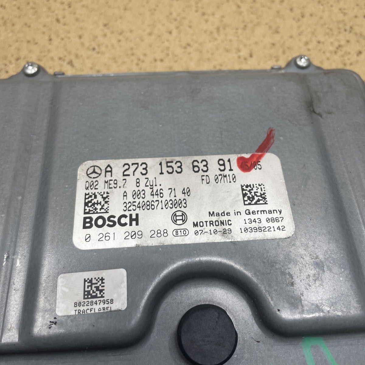 31♡ 07-12 Mercedes X164 GL450 M273 ECU Engine Control Module