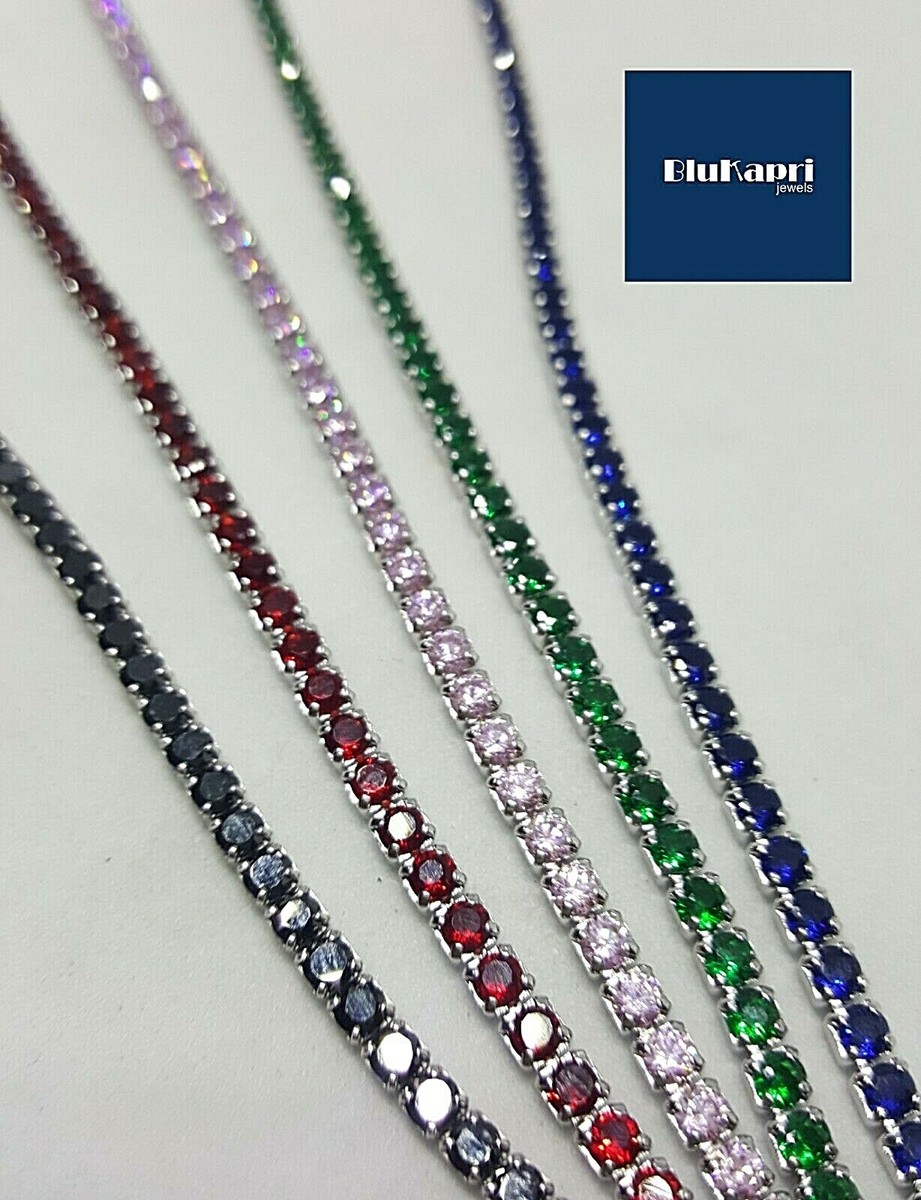 BRACCIALE TENNIS ARGENTO 925 E ZIRCONI | ORO ROMIO Vendita On Line Gioielli - Foto 7