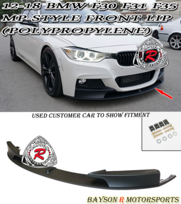 M Sport Performance Style Front Lip (PP) Fits 12-18 BMW F30 F31 3-Series Sedan