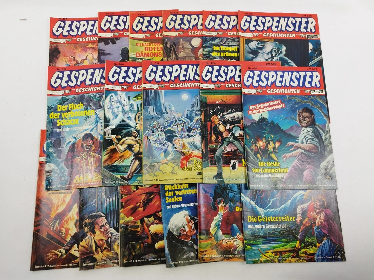 Gespenster Geschichten Comics Nr. ab 500 Bastei Verlag Comic Horror Grusel  Heft | eBay