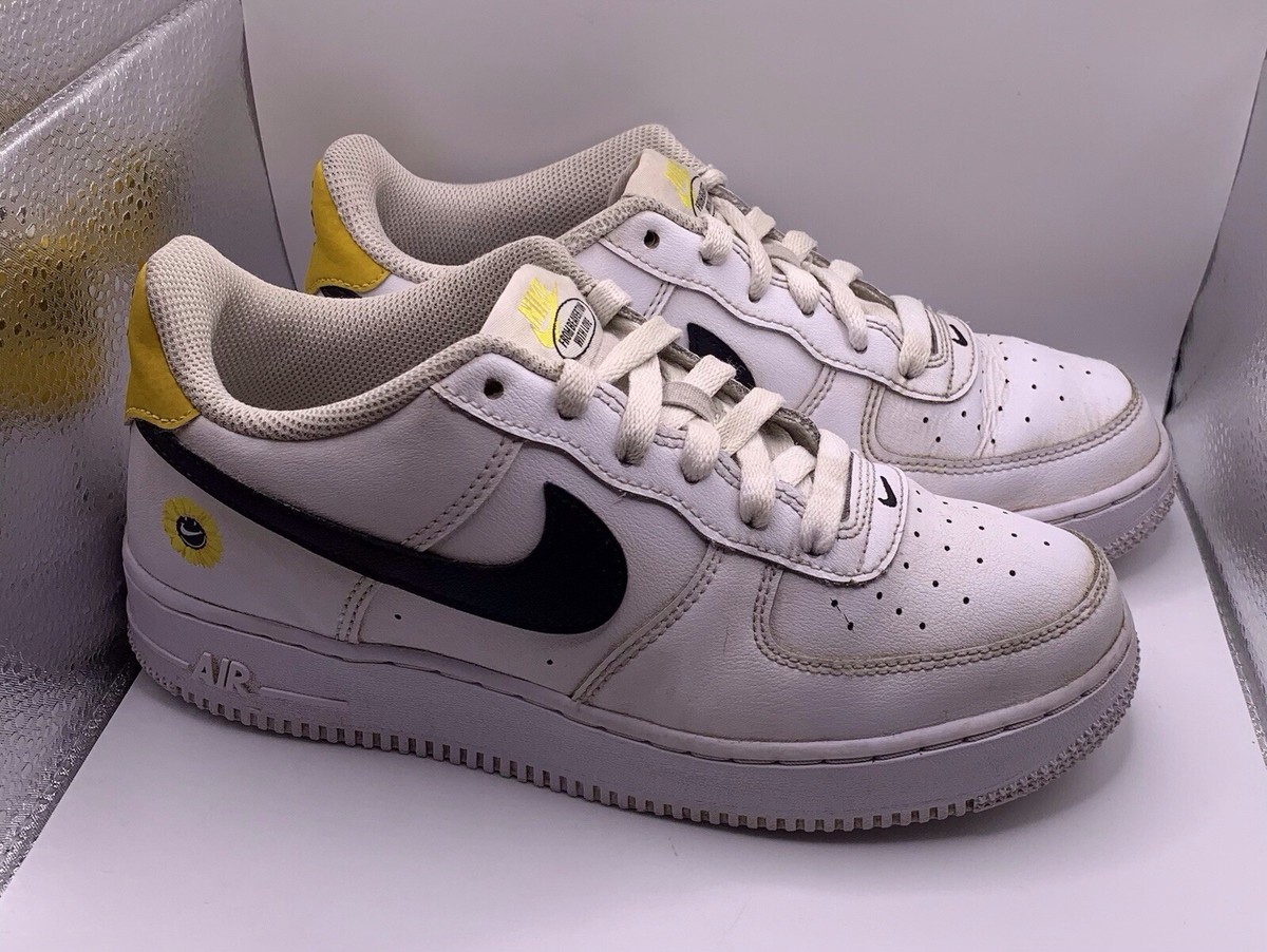 nike air force 1 white yellow tick