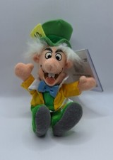 VTG Disney Store Alice In Wonderland Mad Hatter Mini Bean Bag Plush Beanie 9 NWT