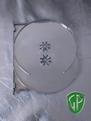 5 x Amaray Black 2-Disc Swing Trays for Blu Ray & 4K Cases - NEW