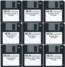 Akai S1000 / S3000 Floppy Disk 18 Disks Horizon #11 and #12 Set