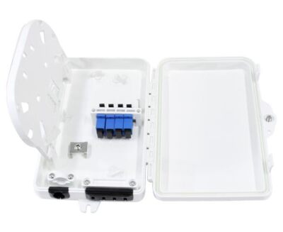 Outdoor Enclosure Fdu 8 Fiber Kit SC Simplex Blue Singlemode Adapter Couplers