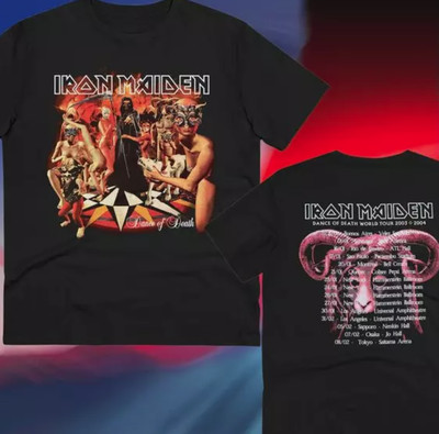 Iron Maiden Dance Of Death World Tour T-shirt
