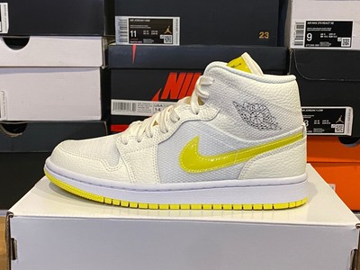 Air Jordan 1 Mid SE W Sail Yellow White \