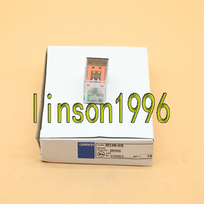 1box/10pcs new   small relay MY4N-GS 24VDC 1 year warranty #A6-9