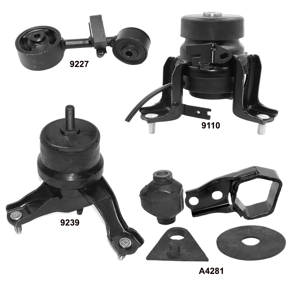 Hex Autoparts 3pcs Engine Motor & Trans. Mount Set For 2016-2019 Ford Explorer 3.5L Auto Trans
