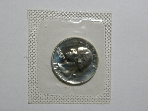1955 Silver Washington Proof Quarter U.S. Coin from Original Set In mint cello