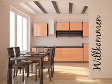 S045 XL Wandtattoo aufkleber "WILLKOMMEN" Flur Diele Eingangsbereich