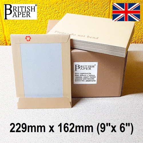 Please Do Not Bend Hard Card Board Backed Envelopes Brown Manilla C6 C5 A5 A4 A3 - Picture 33 of 49