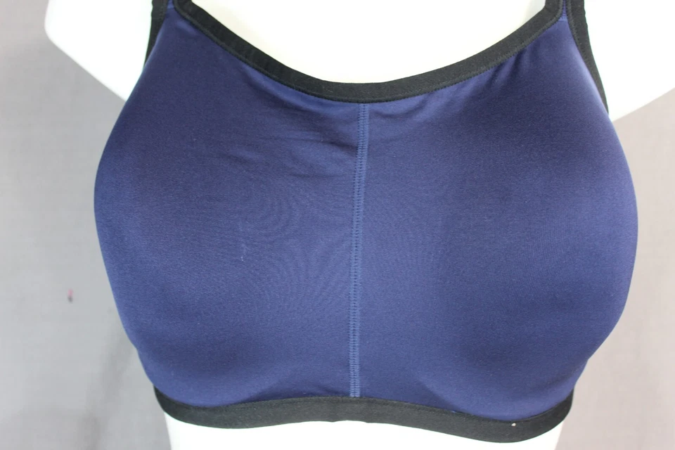 Natori 731050 Underwire Lined Convertible straps Sports Bra size 38D navy - Image 2 of 4