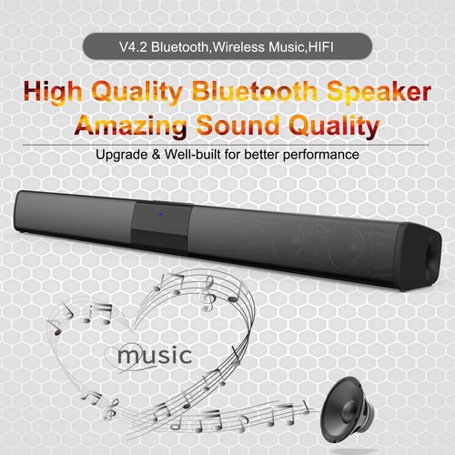 Kabelloser und kabelgebundener TV Lautsprecher Soundbar Stereo Heimkino Soundbar - Bild 5 von 16