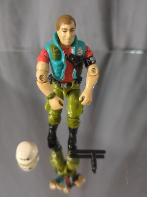 vintage 1997 -LAW AND ORDER- MP  GI JOE with helmet and baton
