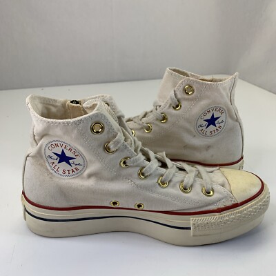 トップス c Converse Platform Side Zip Womens Sneakers Shoes Size 8